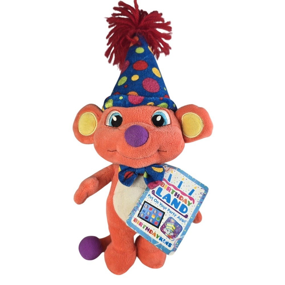 2014 Kids Preferred Birthdaykins Birthday Plush Stuffed Animal Toy - Hatty W/Tag
